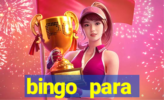 bingo para despedida de solteira para imprimir